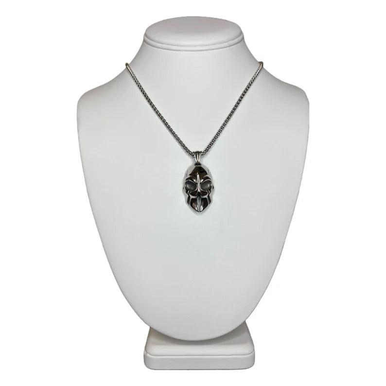 Roman Warrior Helmet Mask Pendant