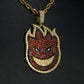 Flaming Spitfire Double Sided Pendant