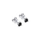 Black Moissanite Stud Earrings