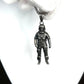 Silver Standing Astronaut Pendant