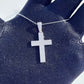 VVS Moissanite Fully Iced 925 Sterling Silver Cross Pendant - Pendant Only